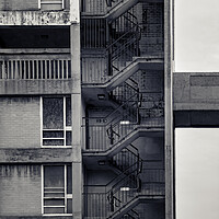 Buy canvas prints of Park Hill Streets in the Sky #3 by Paul Andrews
