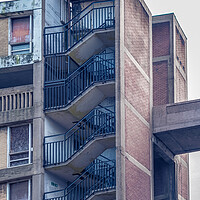 Buy canvas prints of Park Hill Streets in the Sky #5 by Paul Andrews