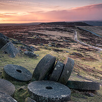Buy canvas prints of Stanage Edge Millstones by Paul Andrews