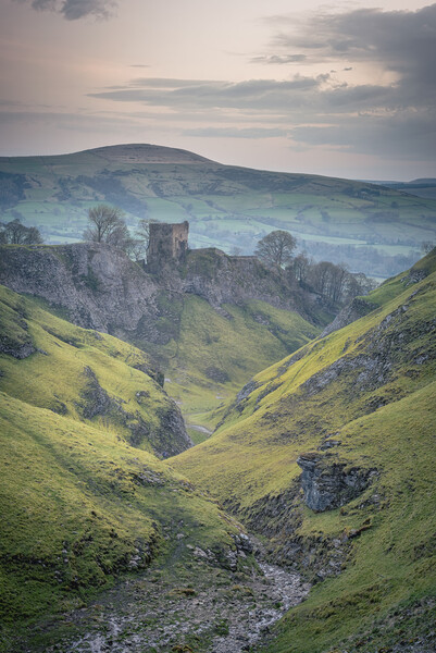 Peveril Castle #2 Picture Board by Paul Andrews