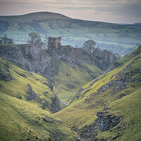 Buy canvas prints of Peveril Castle #2 by Paul Andrews