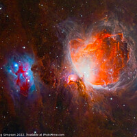 Buy canvas prints of Orion's Fire by Gregg Simpson