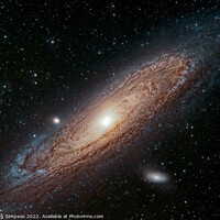 Buy canvas prints of The Andromeda Galaxy by Gregg Simpson