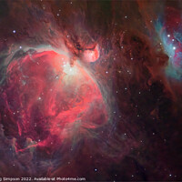 Buy canvas prints of Orion Nebulae by Gregg Simpson