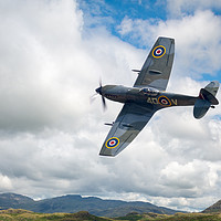 Buy canvas prints of Spitfire Low Level Sortie by Gregg Simpson