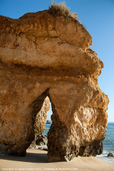Rock Arch, Praia do Camilo, Algarve, Portugal Picture Board by Kasia Design