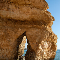 Buy canvas prints of Rock Arch, Praia do Camilo, Algarve, Portugal by Kasia Design