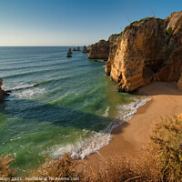 Buy canvas prints of Picturesque Praia de Dona Ana, Algarve, Portugal by Kasia Design