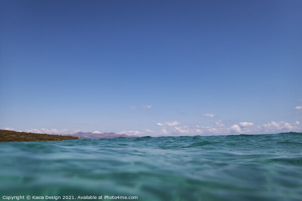 Mermaid's View, Crete, Greece Picture Board by Kasia Design