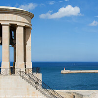Buy canvas prints of Malta: Siege Bell Memorial by Kasia Design
