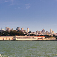 Buy canvas prints of Fort Mason Center and San Francisco from the Bay by Kasia Design
