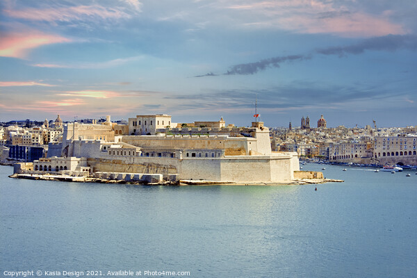 Fort St. Angelo, Vittoriosa, Malta Picture Board by Kasia Design