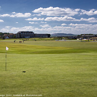 Buy canvas prints of The 18th Hole, St Andrews by Kasia Design