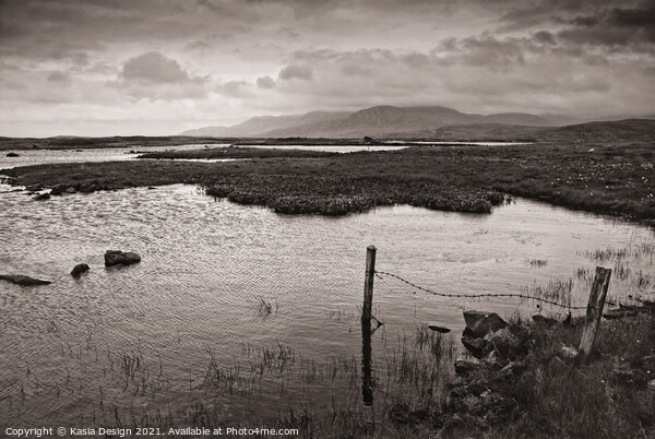 South Uist Loch, Outer Hebrides, Scotland Picture Board by Kasia Design