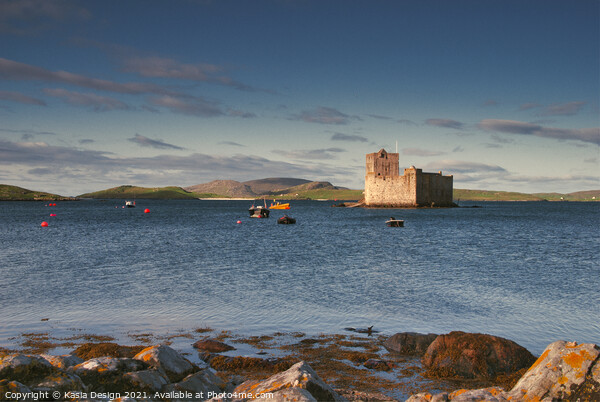 Kisimul Castle, Castlebay, Barra, Outer Hebrides Picture Board by Kasia Design