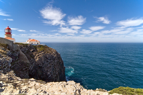 Cabo de São Vicente, Algarve, Portugal Picture Board by Kasia Design