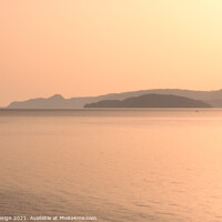 Buy canvas prints of Golden Dawn over Mirabello Bay, Crete, Greece by Kasia Design