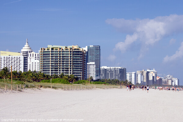 Miami Beach, Florida, USA Picture Board by Kasia Design