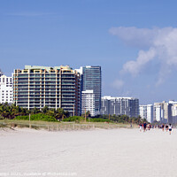 Buy canvas prints of Miami Beach, Florida, USA by Kasia Design