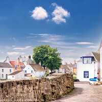 Buy canvas prints of Anstruther Village Scene, Fife, Scotland by Kasia Design