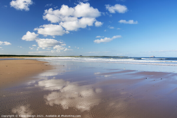 Belhaven Beach, Dunbar, East Lothian Picture Board by Kasia Design