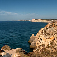 Buy canvas prints of Rugged Algarve Coast, Portugal by Kasia Design