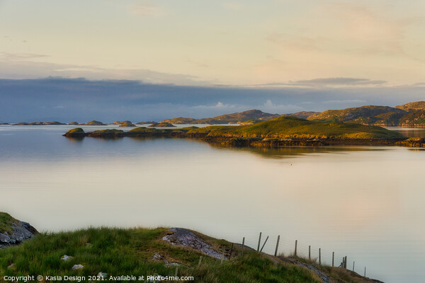 Tarbert Coast at Dawn, Isle of Harris, Scotland  Picture Board by Kasia Design