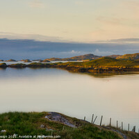 Buy canvas prints of Tarbert Coast at Dawn, Isle of Harris, Scotland  by Kasia Design