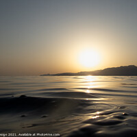 Buy canvas prints of Sunrise over Mirabello Bay, Crete, Greece by Kasia Design