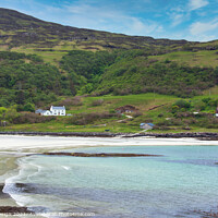 Buy canvas prints of Serene Calgary Bay on the Isle of Mull by Kasia Design