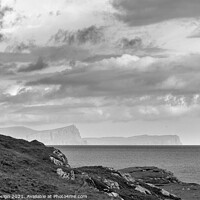 Buy canvas prints of Scalpay View to Cliffs on Skye, Scotland by Kasia Design