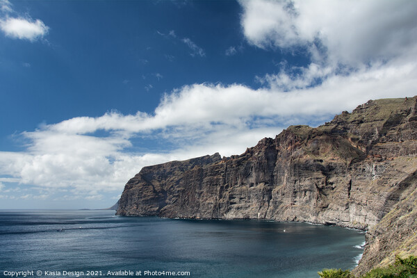 Los Gigantes Cliffs, Tenerife, Spain Picture Board by Kasia Design