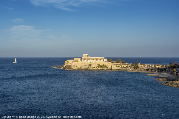 Casino, St. George's Bay, Malta Picture Board by Kasia Design