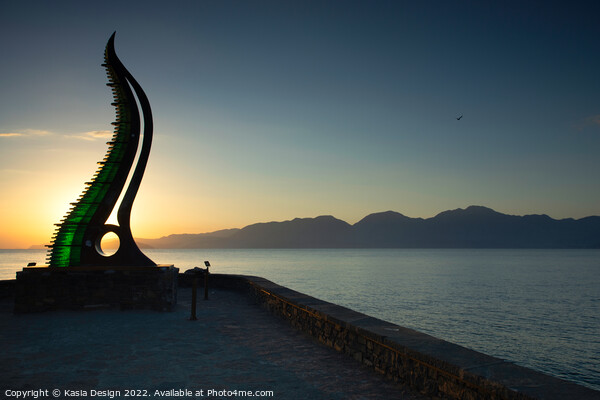 Horn of Amalthea, Agios Nikolaos, Crete Picture Board by Kasia Design