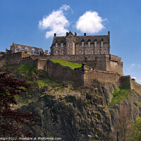 Buy canvas prints of Edinburgh Castle by Kasia Design
