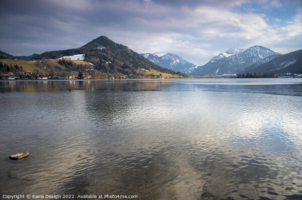 Winter afternoon, Schliersee, Bavaria, Germany Picture Board by Kasia Design