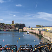 Buy canvas prints of Historic Dunbar Harbour, East Lothian, Scotland by Kasia Design