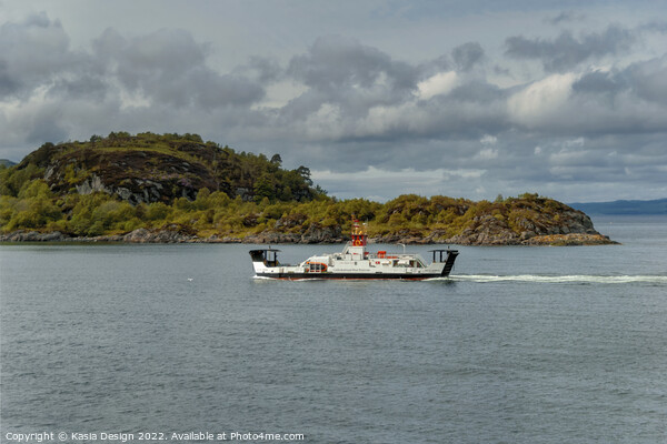 MV Isle of Cumbrae arriving in Tarbert, Scotland Picture Board by Kasia Design