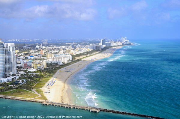 Magnificent Miami Beach  Picture Board by Kasia Design