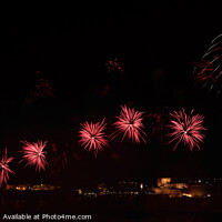 Buy canvas prints of Festive Fireworks, Grand Harbour, Malta by Kasia Design