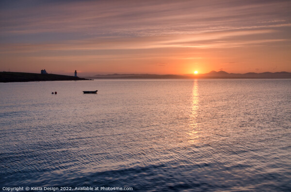 Sunrise, Port Charlotte, Islay, Scotland Picture Board by Kasia Design