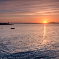 Buy canvas prints of Sunrise, Port Charlotte, Islay, Scotland by Kasia Design