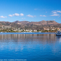 Buy canvas prints of Agios Nikolaos Harbour, Crete, Greece by Kasia Design