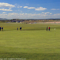 Buy canvas prints of 18th Hole, Old Course, St Andrews by Kasia Design