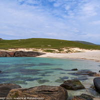 Buy canvas prints of Secluded Beach, Isle of Vatersay by Kasia Design