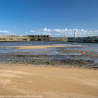 Buy canvas prints of On the beach inside Anstruther Harbour by Kasia Design