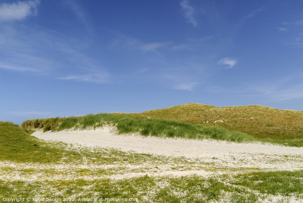 Sand Dunes on Askernish Beach, South Uist  Picture Board by Kasia Design