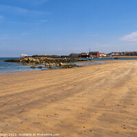 Buy canvas prints of West Beach North Berwick by Kasia Design