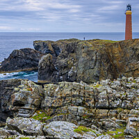 Buy canvas prints of Butt of Lewis Lighthouse by Kasia Design