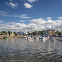Buy canvas prints of Fisherrow Harbour, Musselburgh, East Lothian by Kasia Design